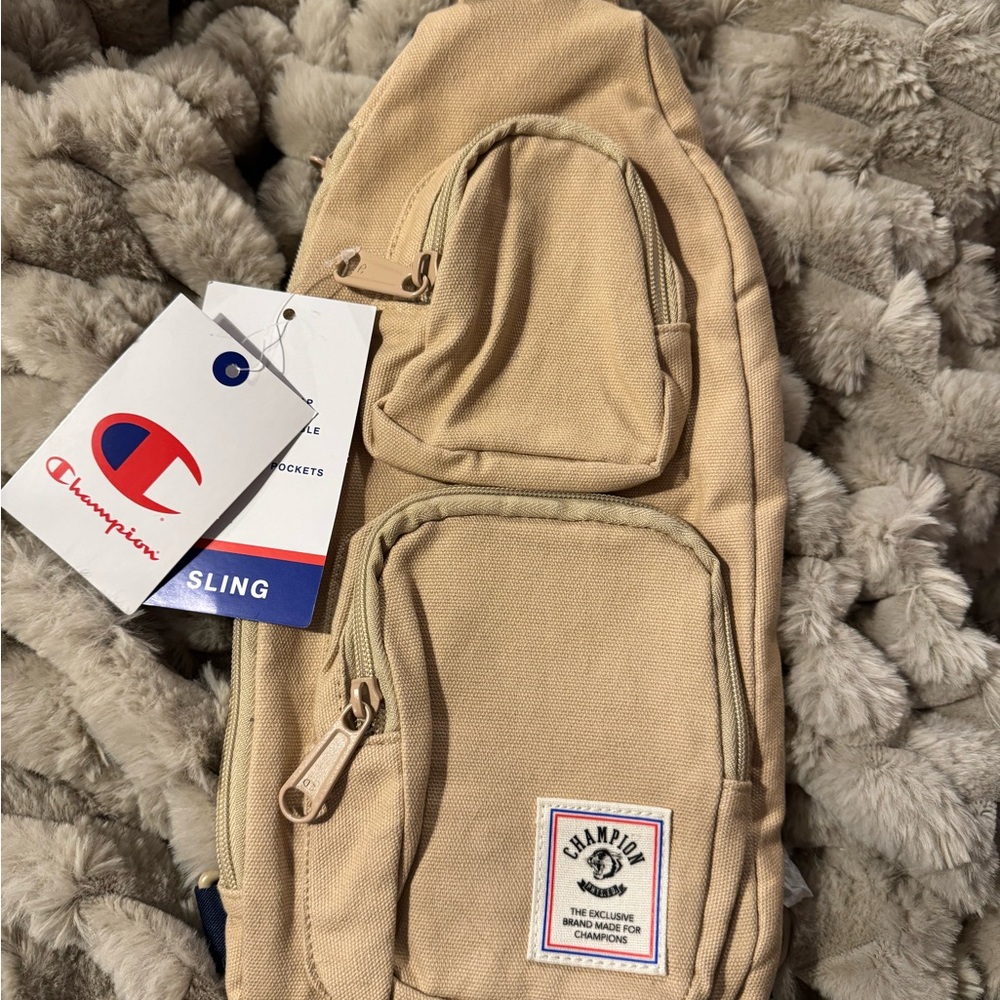 Champion Beige Crossbody Bag *NWT*